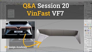 Autodesk Alias Tutorials I Q&A 20 - VinFast VF7