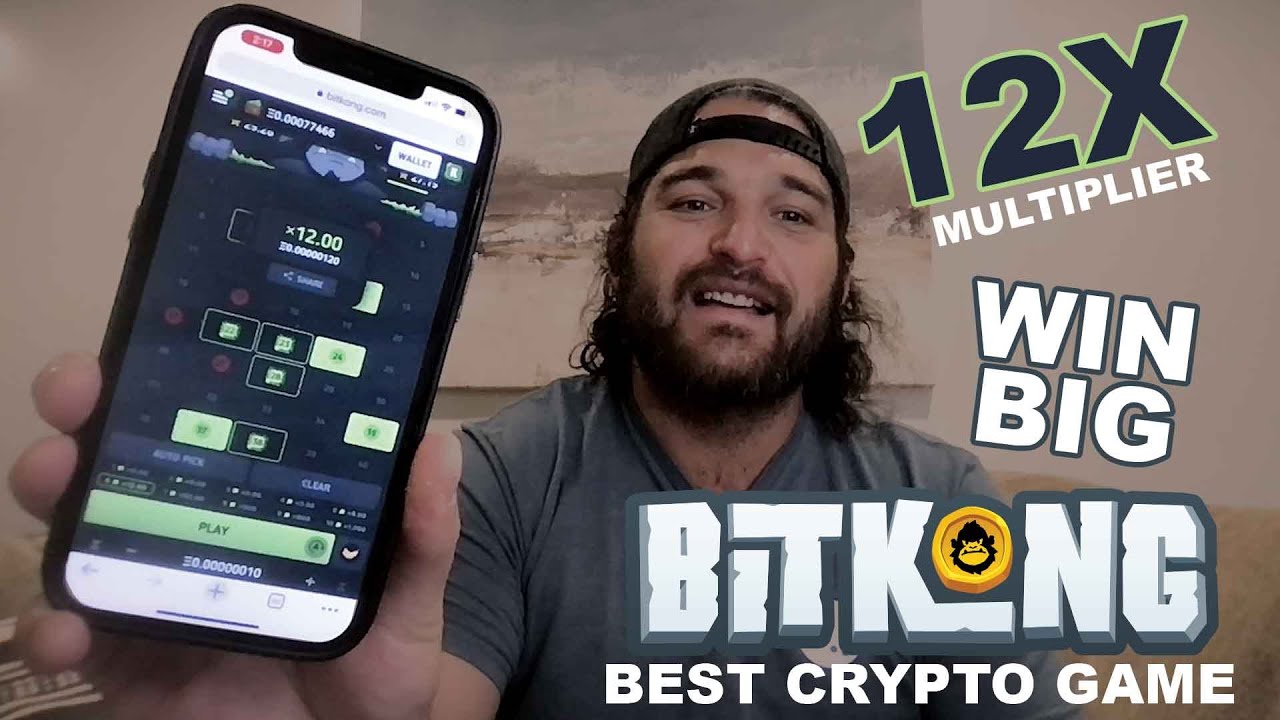 BITKONG NEW MOBILE CRYPTO CASINO HUGE WINNINGS - MULTIPLIER GAMES BONUS +  XP + CASH BACK