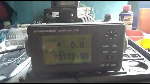 Furuno Doppler speed logs