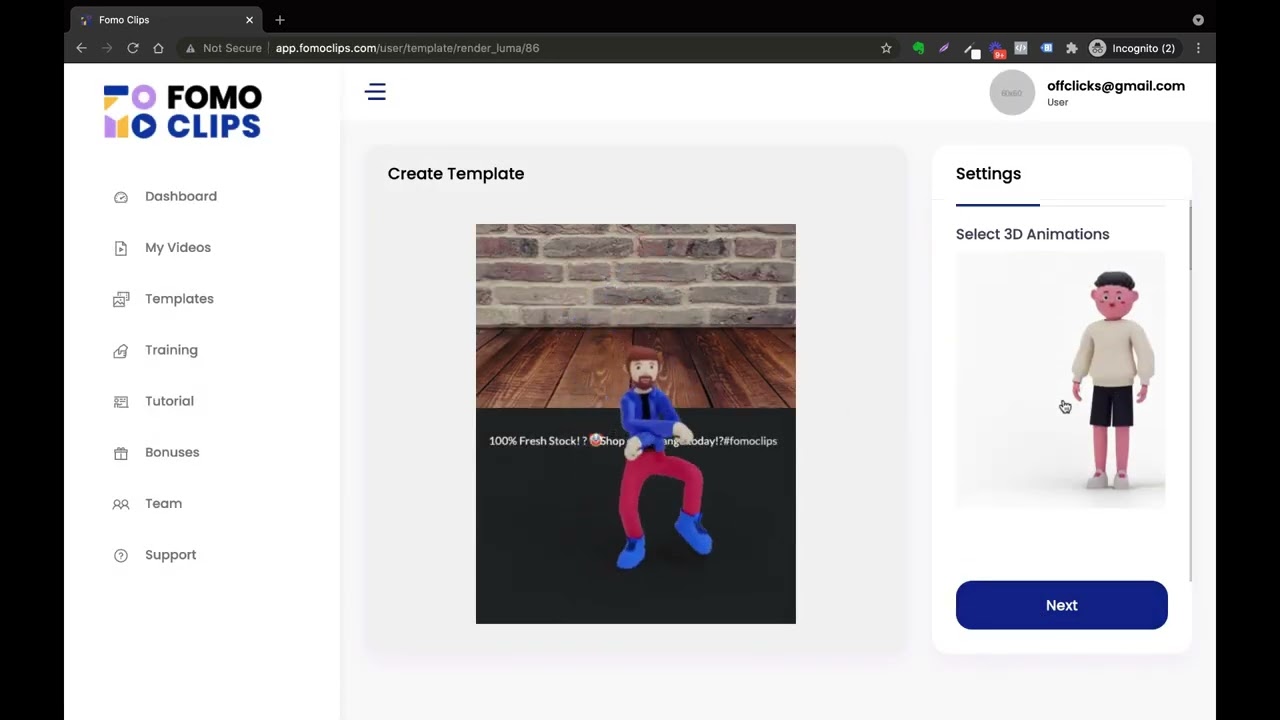 YouTube player