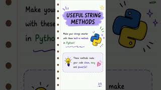 Python Strings Made Easy 🐍 #python #coding #viralshorts