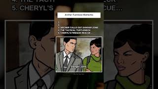 Archer: #5 Cheryl's Fireman Rescue Fantasy · #4 The Tactical Turtleneck · #3 Archer Calls Out Danger