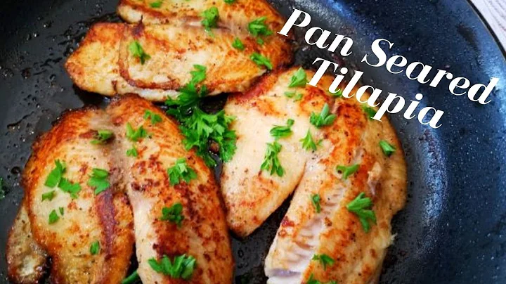 Pan Seared TILAPIA - How to Make Pan Seared Tilapia fillet - Pan Fried Tilapia Fillet