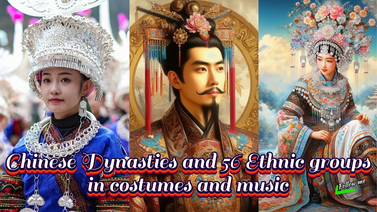 Journey Through Time: Costumes of Chinese Dynasties and 56 Ethnic Groups with Traditional Music