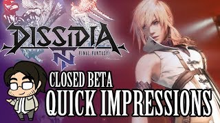 A.B.I. Quick Impressions: Dissidia NT (Closed Beta) Net Worth