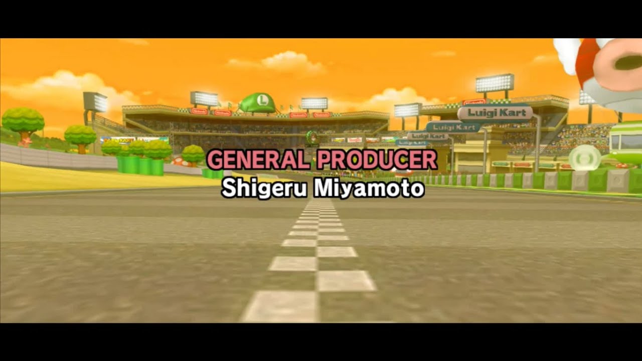 Mario Kart Wii Credits (4K 60fps)