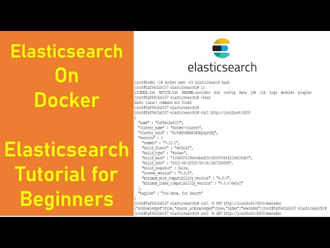 فيديو: كيف يمكنني تشغيل Elasticsearch في Docker؟