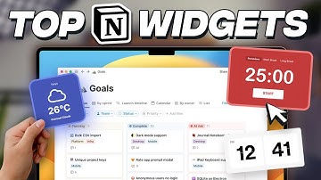 15 Must-Have Essential Notion Widgets for Ultimate Productivity (2025)