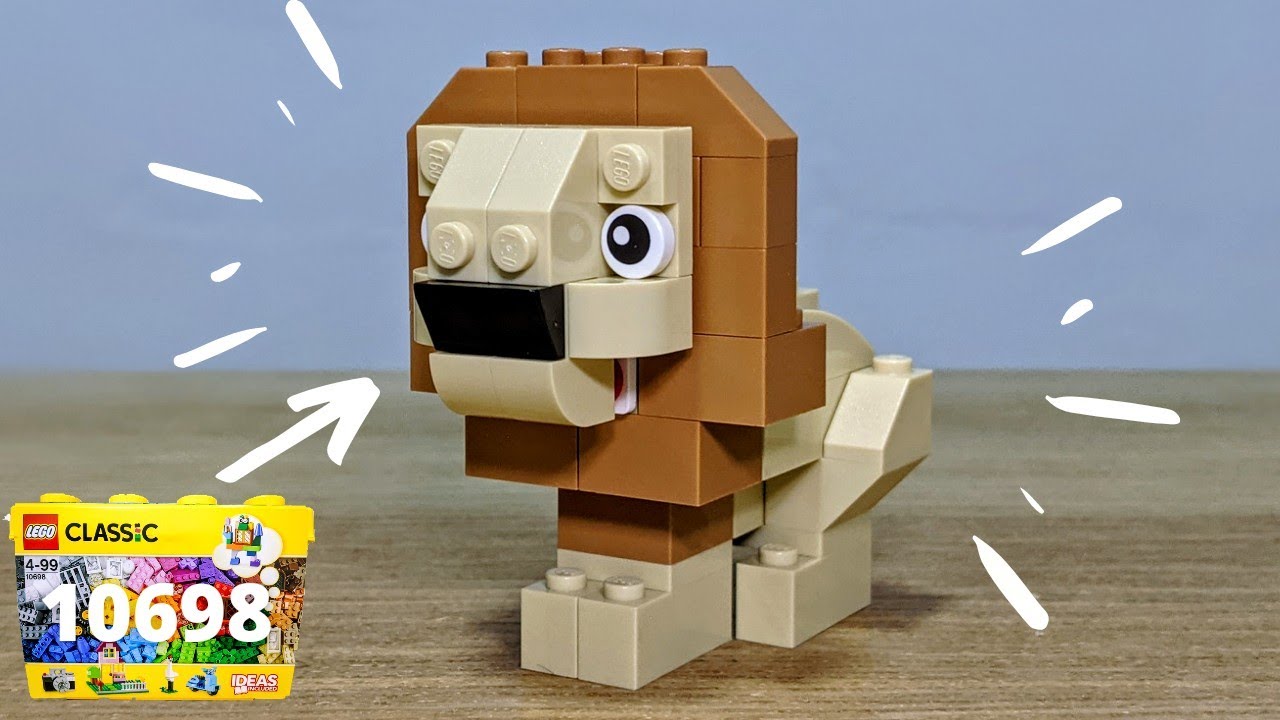 Lego Ideas Easy Lion Animals 1 ライオンの作り方 レゴクラシック 簡単 動物 レシピ 1 Youtube