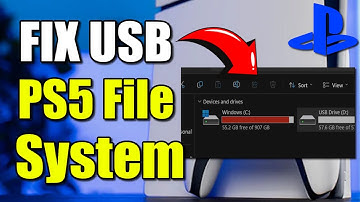 How to Fix File System is unsupported on USB Drive for PS5 Console (Format exFAT)