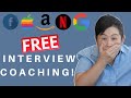 AMAZON INTERVIEW COACHING + FAANG Interview TIPS: ACE JOB INTERVIEWS!