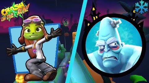 Coco Mutated Lab Vs. Mutagen N. Brio (Frosty) | (Crash On The Run - Season 6)
