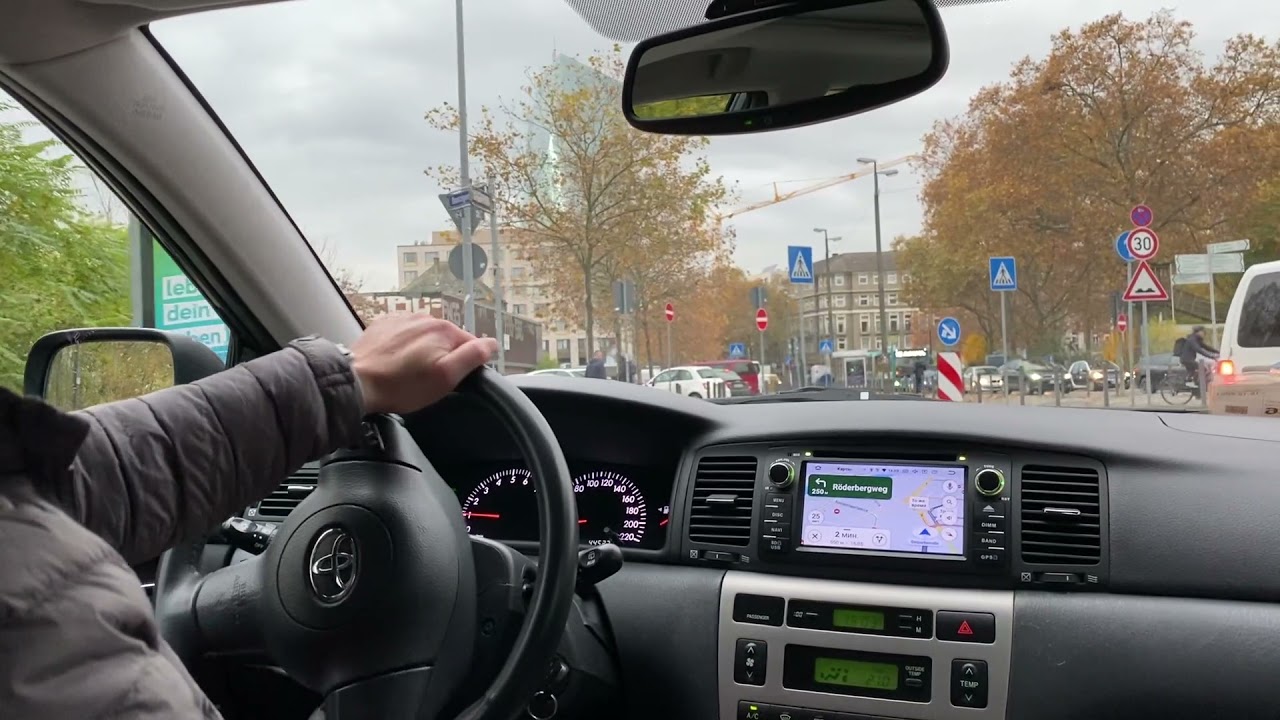 Toyota Corolla E120 2005 1,6 AT POV Test Drive Part 2