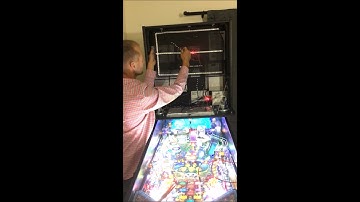 Stern Aerosmith Pinball  Interactive backbox Mod Intstallation video