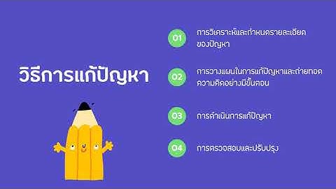 ตัวอย่างเทคโนโลยีประเภทวิธีการ