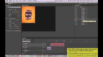 Adobe Edge software video tutorial build a jquery photo gallery