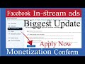 In stream ads setup |  Facebook in stream ads learn more | engineering t...