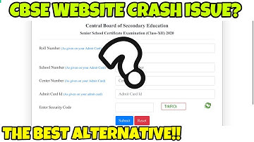 CBSE WEBSITE CRASH ISSUE? THE BEST ALTERNATIVE METHOD TO ACCESS YOUR CLASS 10 BOARD EXAM RESULTS!!