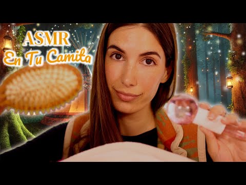 ASMR En Tu Camita del Bosque 🌲❤️ Tu amiga te cuida🧚 Atención Personal