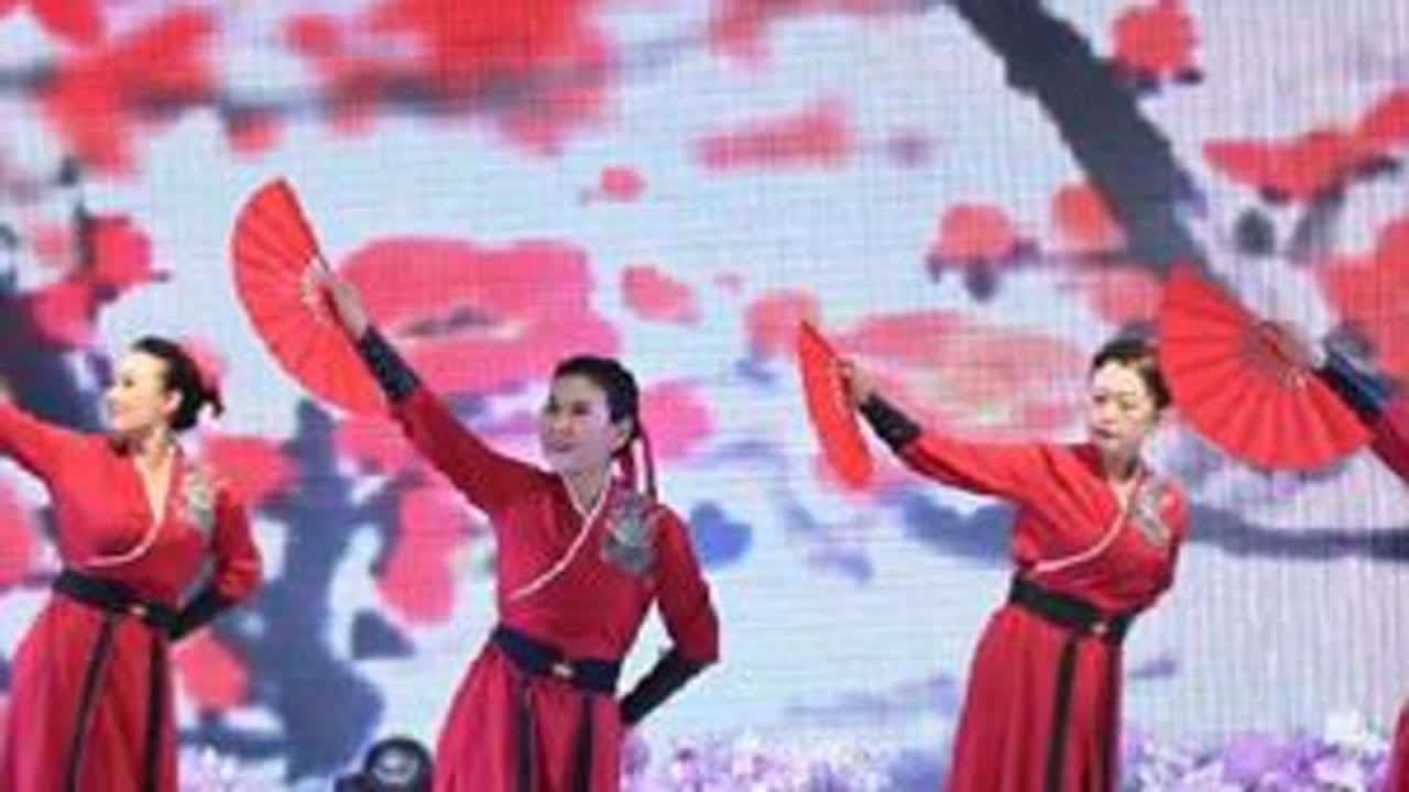 第一次表演舞蹈，我们是认真的😁舞蹈《梅花赋》完整视频传世雅韵十周年庆典系列节目