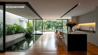 Tour a Home with an Indoor Garden: Biophilic \& Minimalist Interior Design