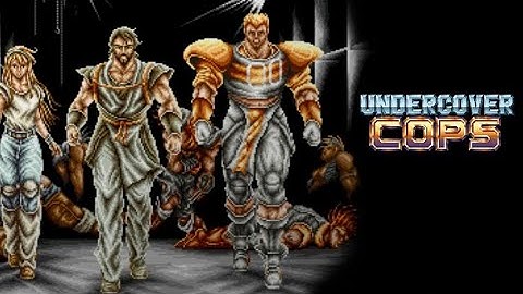 UNDERCOVER COPS (Arcade) Gameplay Full Playthrough | shader crt + overlay