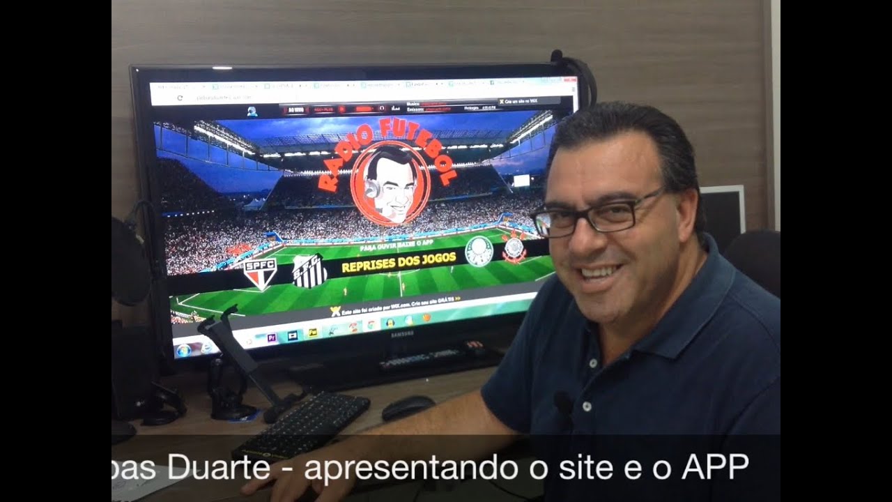 RÁDIO FUTEBOL AO VIVO APRESENTAÇÃO DO SITE E APP YouTube