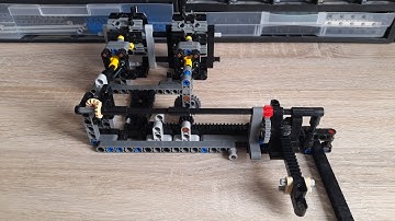 LEGO technic programmable drawing machine/plotter [proof of concept]