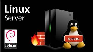 🐧 Linux Server Course | Installing and enabling iptables on Debian 12 and 13 #firewall #iptables