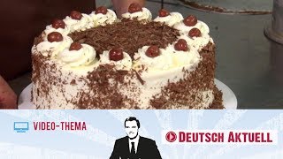 Schoko- Biskuitroulade á la Schwarzwald