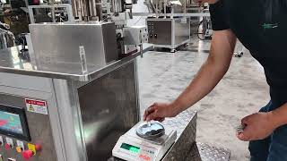SINGLE NOZZLE FILLING MACHINE FOR LAB PURPOSE WITH 5L TANK