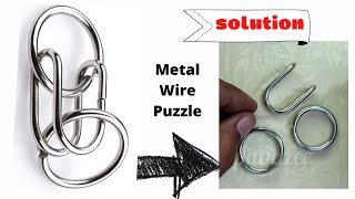 UO shape Metal wire Puzzle Solution | 14 of 16