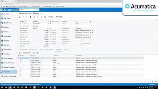 Acumatica Cloud ERP Manufacturing Estimates