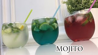 اسرع موهيتو ب 3 نكهات / Summer Refreshing Drink Mojito With 3 Flavors / تحدي الصيف