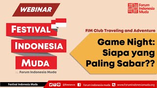 [Festival Indonesia Muda] FC Traventure: GAME NIGHT : Game Family 100 tema Traveling dan Adventure screenshot 4
