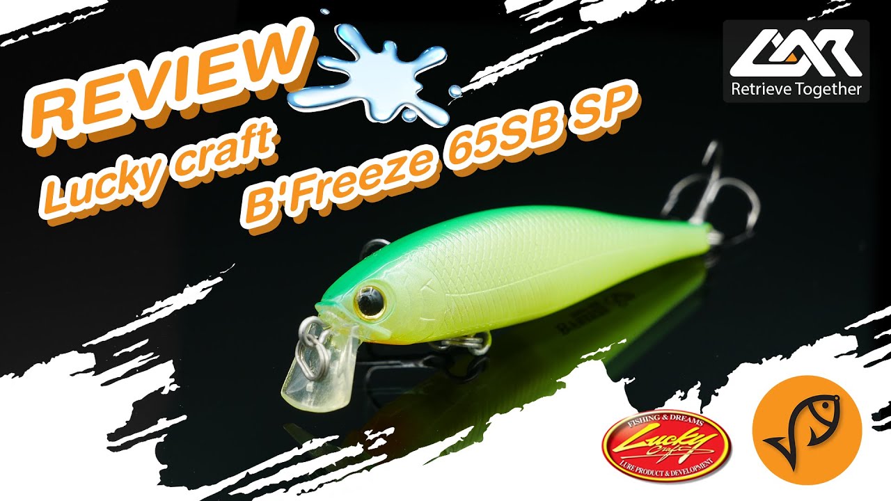 Lucky Craft B Freeze 65SP – Wobbler Sospeso 6.5cm 5g – Esche Da Pesca Per Bass E Trota – Made In Japan
