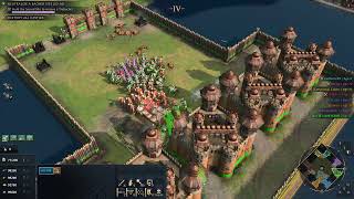 Age of Empires 4 - 4v4 CBA OVERWHELMING THE ENEMY | Multiplayer Gameplay