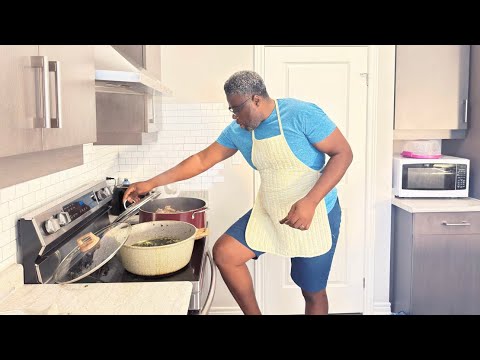 Hubby Is In The Kitchen Making Dinner 