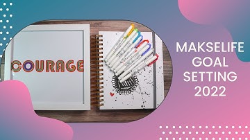 Makselife Goal Setting 2022 | Annual Goals | Word Of The Year