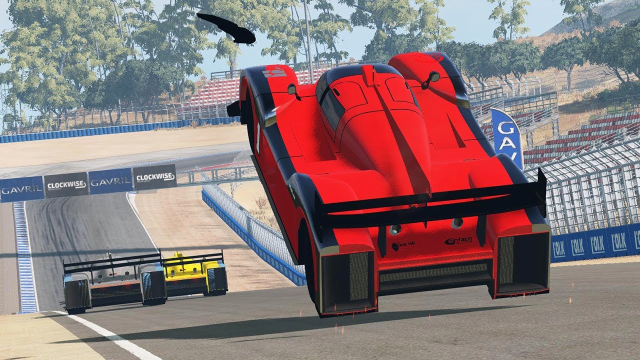Realistic Racing Crashes #13 | BeamNG Drive - YouTube