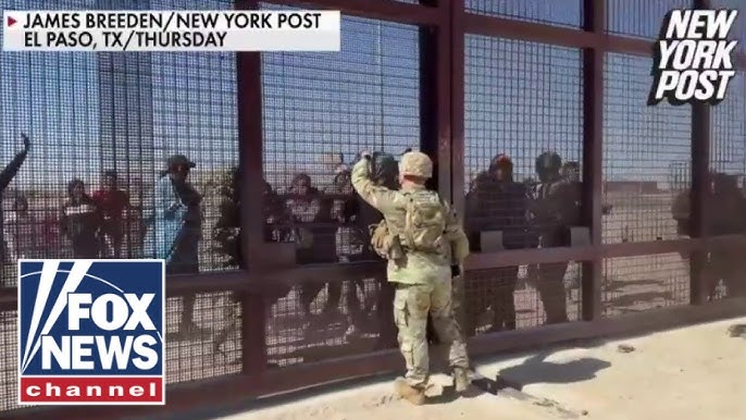 Migrants Storm Border Attack National Guard Troops