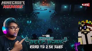 🔴MINECRAFT LIVE | HARDCORE PROJECT DEEP DARK | #492 #shorts #live #minecraft #shortlive #shortfeed