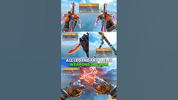 Every Legendary Melee In CODM