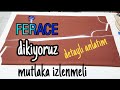 PRATİK Detaylı FERACE kesimi ve dikimi / Pervazlı Yaka Çalışması..