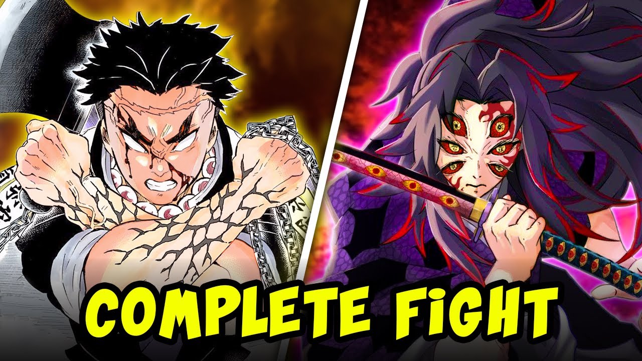 Kokushibo Vs Gyomei Manga Fight Explained | Demon Slayer Infinity