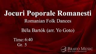 Jocuri Poporale Romanesti (Romanian Folk Dances) by Béla Bartók (arr. Yo Goto)