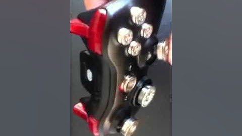Custom modded xbox 360 controller bullet buttons