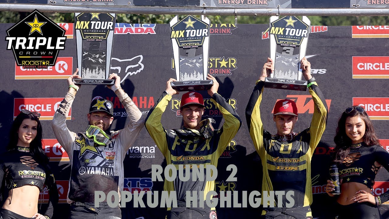 2018 Rockstar Triple Crown MX Tour | Round 2 - Popkum Highlights