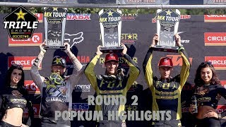 2018 Rockstar Triple Crown MX Tour | Round 2 - Popkum Highlights