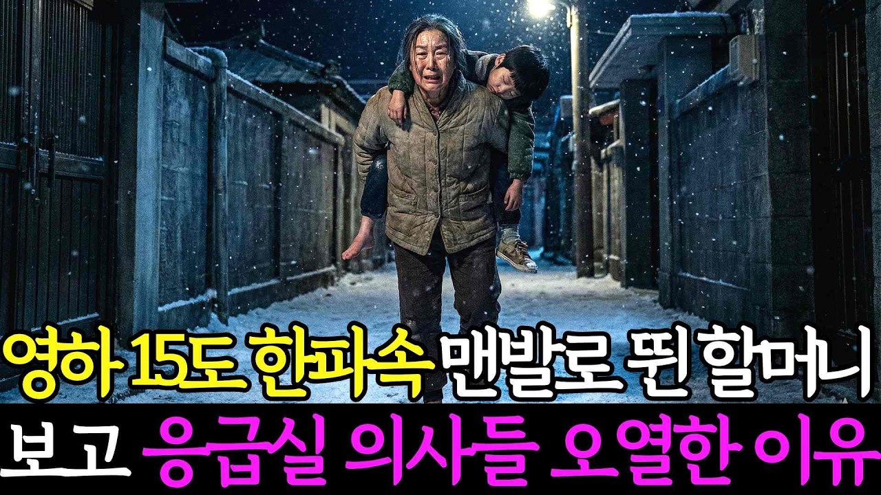 아픈 손주 업고 맨발로 눈길 뛴 70살 노모, 응급실 도착하자 의사들이 무릎 꿇고 오열. 충격ㅣ노후사연ㅣ감동사연ㅣ라디오사연ㅣ오디오북ㅣ가족갈등
